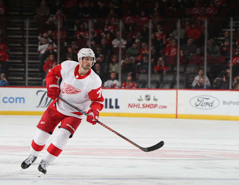 Dylan Larkin. (Photo by Bruce Bennett/Getty Images)