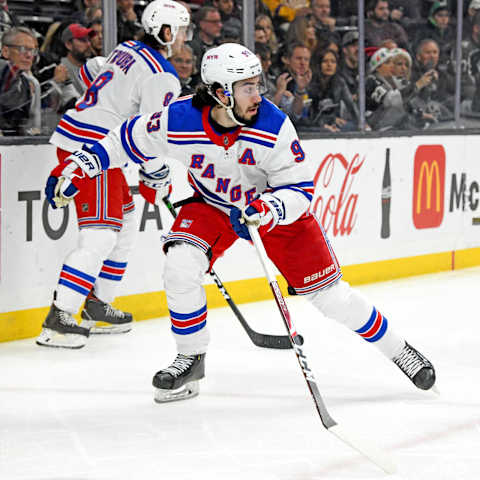 New York Rangers Center Mika Zibanejad