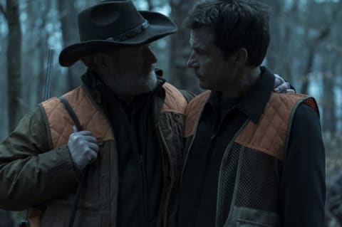 Peter Mullan and Jason Bateman in Ozark.