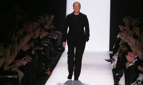 Designer Michael Kors at his Spring 2005 show.