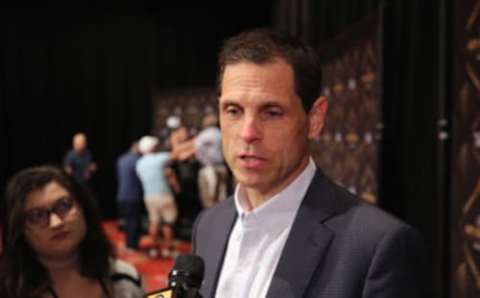 LAS VEGAS, NEVADA – JUNE 18: Don Sweeney of the Boston Bruins attends the 2019 NHL Awards Nominee Media Availability at the Encore Las Vegas on June 18, 2019 in Las Vegas, Nevada. (Photo by Bruce Bennett/Getty Images)