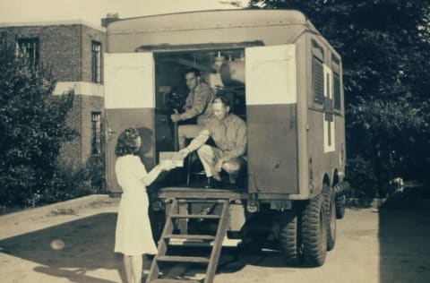 Public health personnel performing tasks involved in Malaria Control in War Areas (MCWA) projects.