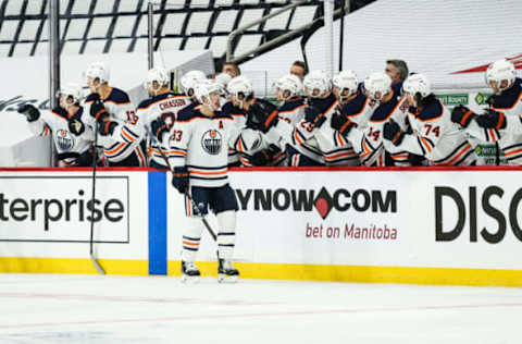 Ryan Nugent-Hopkins #93, Edmonton OIlersMandatory Credit: Terrence Lee-USA TODAY Sports