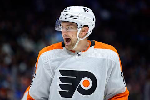 Philadelphia Flyers, James van Riemsdyk #25. (Photo by Derek Cain/Getty Images)