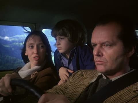 Shelley Duvall, Danny Lloyd, and Jack Nicholson star in 'The Shining' (1980).