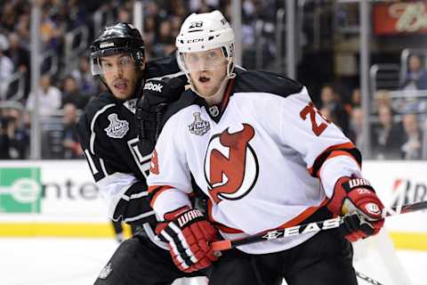 Anton Volchenkov of the New Jersey Devils. (Photo by Harry How/Getty Images)