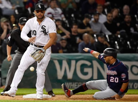 Yoan Moncada #10 of the Chicago White Sox (Photo by Quinn Harris/Getty Images)