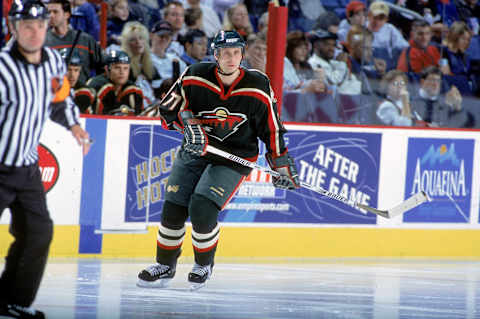 Lubomir Sekeras #77, Minnesota Wild Mandatory Credit: Rick Stewart /Allsport