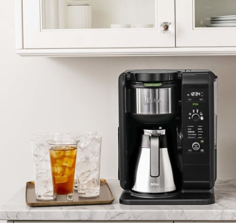 The Ninja Hot & Cold Brewed System on a countertop