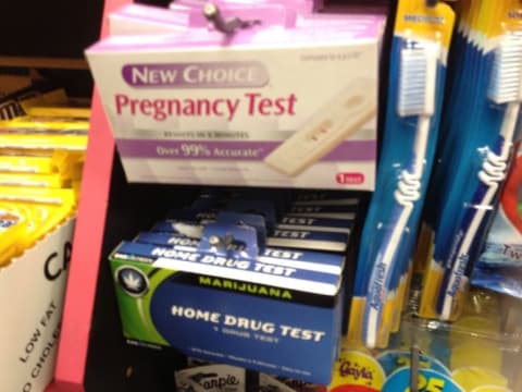 The pregnancy test is one of Dollar Tree's most popular items.