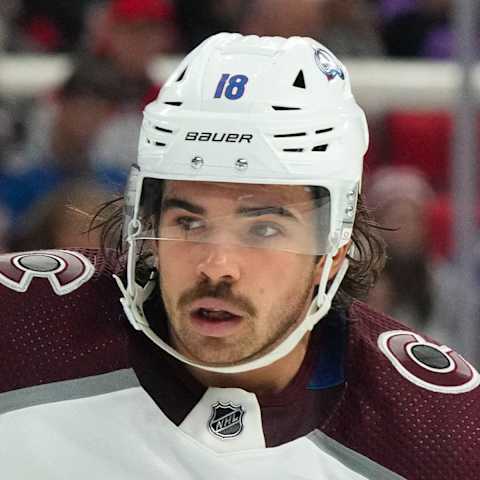 Nov 17, 2022; Raleigh, North Carolina, USA; Montreal Canadiens forward Alex Newhook. Mandatory Credit: James Guillory-USA TODAY Sports