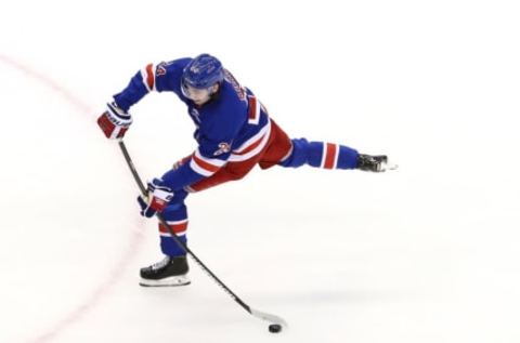 Kaapo Kakko #24 of the New York Rangers (Photo by Andre Ringuette/Freestyle Photo/Getty Images)