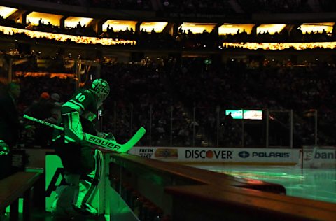 ST. PAUL, MN - MARCH 13: Minnesota Wild Goalie 