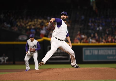 If things go sideways for the D-backs, Ray could be a possible acquisition. Photo by Norm Hall/Getty Images.