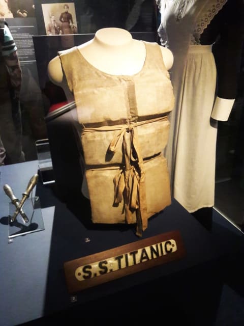 A life belt from a 'Titanic' survivor.