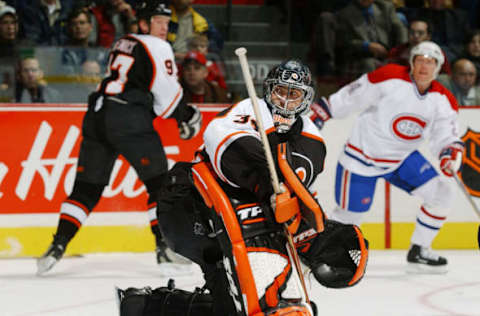 Roman Cechmanek, Philadelphia Flyers (Photo by Dave Sandford/Getty Images/NHLI)