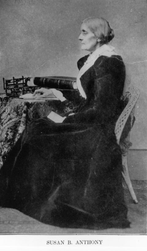 Susan B. Anthony circa 1890