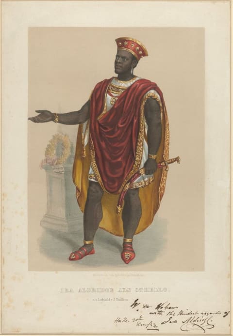 Ira Aldridge as Othello in 1854