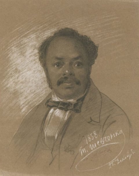 Portrait of Ira Aldridge in 1858