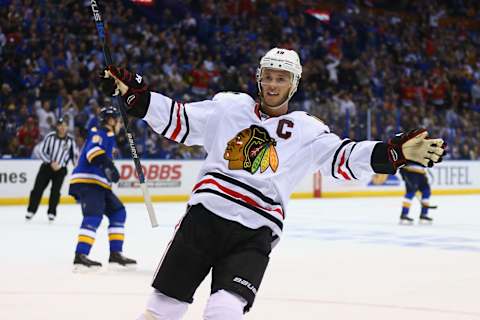 Jonathan Toews (Photo by Dilip Vishwanat/ Getty Images)