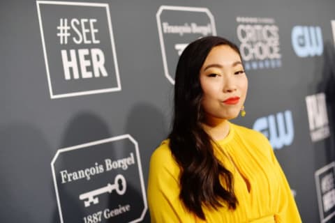 Awkwafina attends the 2020 Critics' Choice Awards in Santa Monica, California.