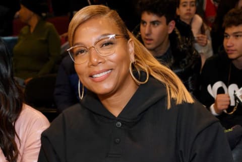 Queen Latifah attends the 2020 NBA All-Star Game in Chicago, Illinois.