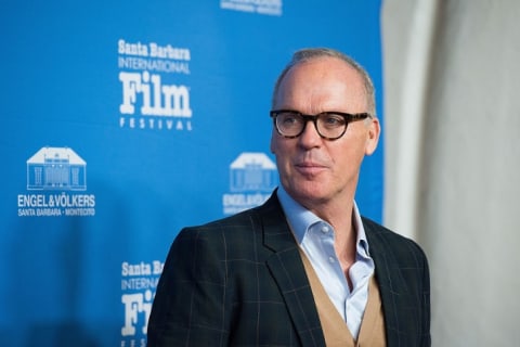 Michael Keaton arrives at the 31st Santa Barbara International Film Festival in Santa Barbara, California.