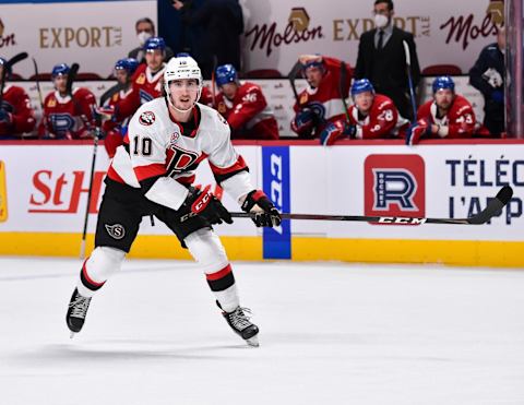 Alex Formenton #10 of the Belleville Senators (Photo by Minas Panagiotakis/Getty Images)