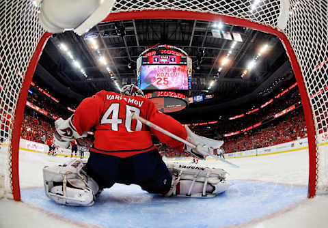 Simeon Varlamov, Washington Capitals (Photo by Len Redkoles/Getty Images)