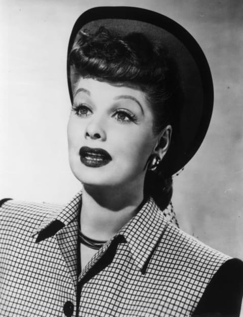 Portrait of Lucille Ball.