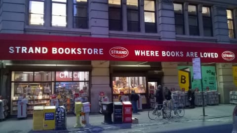 New York's Strand Bookstore. 