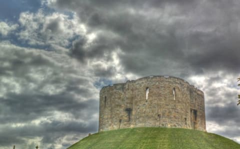 The keep at York Castle