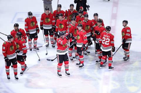 Jonathan Toews #19, Chicago Blackhawks (Photo by Stacy Revere/Getty Images)