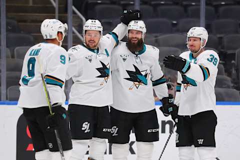 Brent Burns #88 of the San Jose Sharks. (Photo by Dilip Vishwanat/Getty Images)