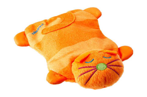 The Petstages Super Soft Kitty Cuddle Pal Cat Toy is a microwavable plush toy for feline friends.