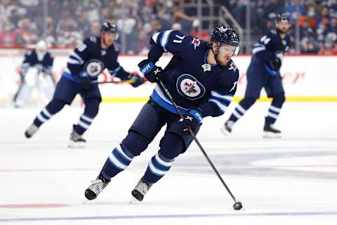 Winnipeg Jets, Evgeny Svechnikov (71). Mandatory Credit: James Carey Lauder-USA TODAY Sports