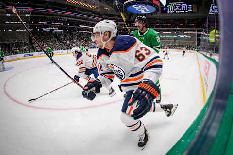 Edmonton Oilers left wing Tyler Ennis (63) (Mandatory Credit: Jerome Miron-USA TODAY Sports)