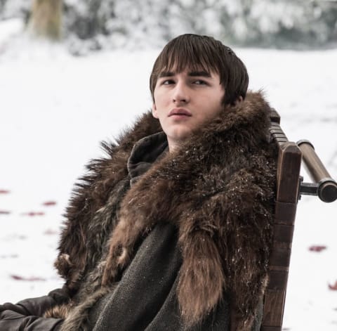 Isaac Hempstead Wright as Bran Stark in Game of Thrones.