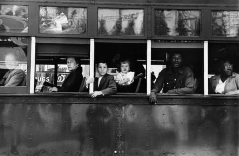 “Trolley—New Orleans.” (The Americans by Robert Frank)