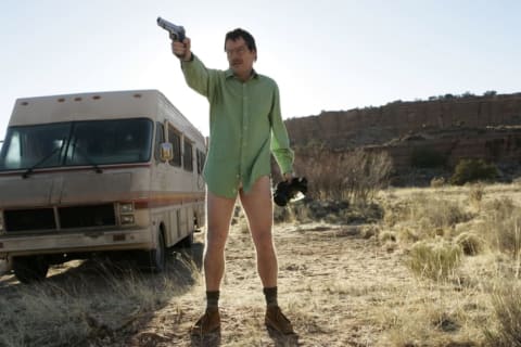 Bryan Cranston in the series premiere of 'Breaking Bad.'