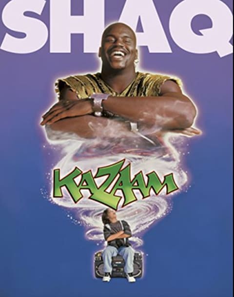 Shaquille O'Neal in 'Kazaam' (1996).