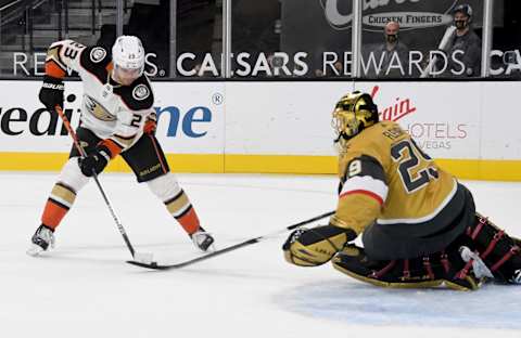 Marc-Andre Fleury #29 of the Vegas Golden Knights. (Photo by Ethan Miller/Getty Images)