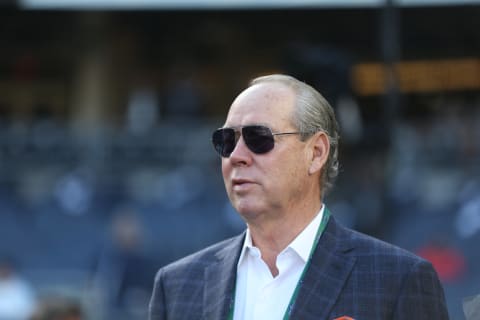 Jim Crane: It falls to him to rebuild the Houston Astros management team. (Photo by Rob Tringali/MLB Photos via Getty Images)