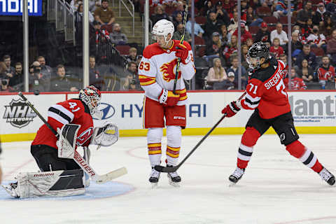 Calgary Flames center Adam Ruzicka (63): Vincent Carchietta-USA TODAY Sports