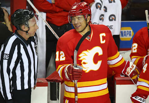 Jarome Iginla, Calgary Flames (Photo by Tom Szczerbowski/Getty Images)