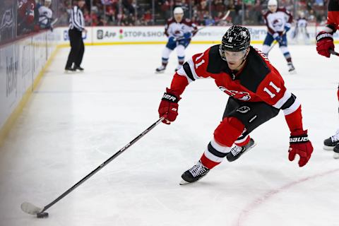 New Jersey Devils left wing Andreas Johnsson (11): Tom Horak-USA TODAY Sports