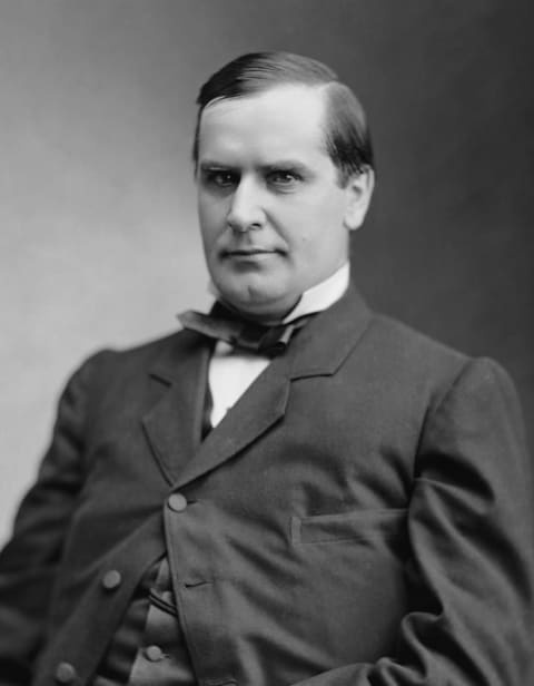 Portrait of William McKinley.