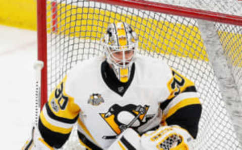 Mar 10, 2017; Pittsburgh Penguins goaltender Matt Murray (30) (Perry Nelson-USA TODAY Sports)