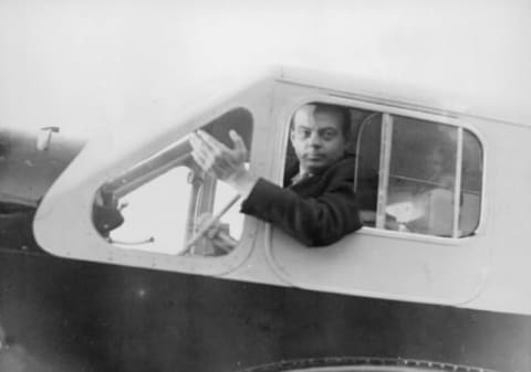 Aviator and The Little Prince author Antoine de Saint-Exupéry in 1935.