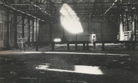 Alvin Baltrop, Pier 52 (Gordon Matta-Clark's "Day's End"), 1975–1986, Silver gelatin print